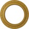Ekena Millwork Andrea Ceiling Medallion (Fits Canopies up to 8"), Hnd-Painted Iridescent Gold, 12"OD x 8"ID x 1/2"P CM12ADIGS - alternate 1